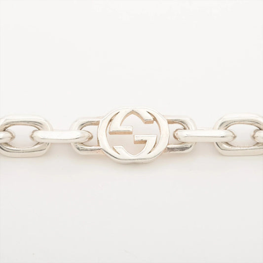Gucci Interlocking G Bracelet Silver 925 16.4g