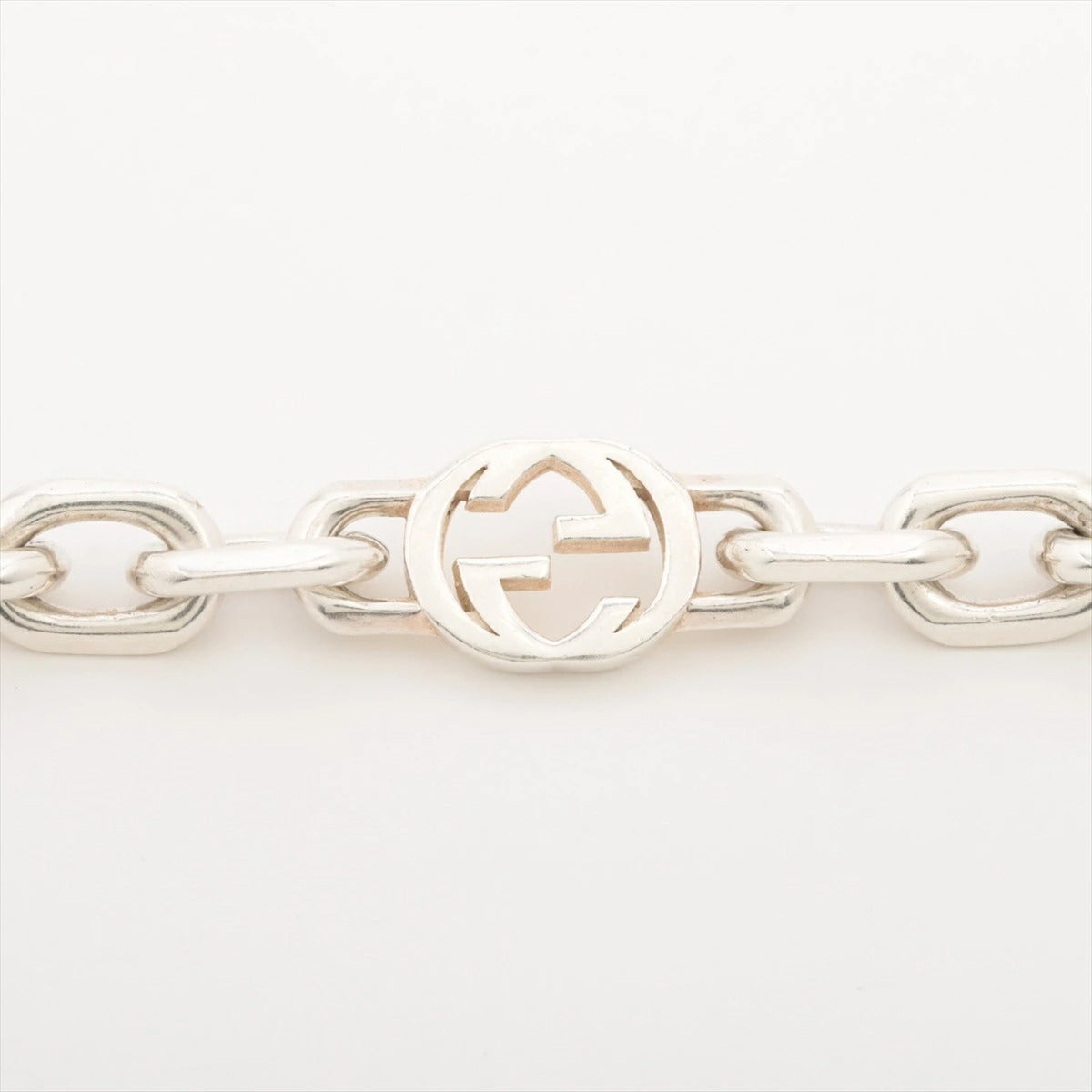 Gucci Interlocking G Bracelet Silver 925 16.4g