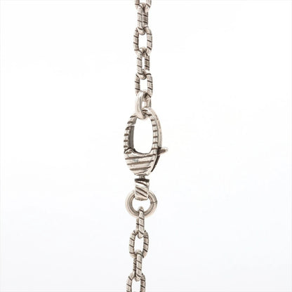 Gucci Interlocking G Arabesque Necklace Silver 925 18.4g
