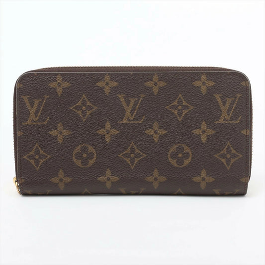 Louis Vuitton Monogram Zippy Wallet M41896 Round Zip Long Wallet Coquelicot