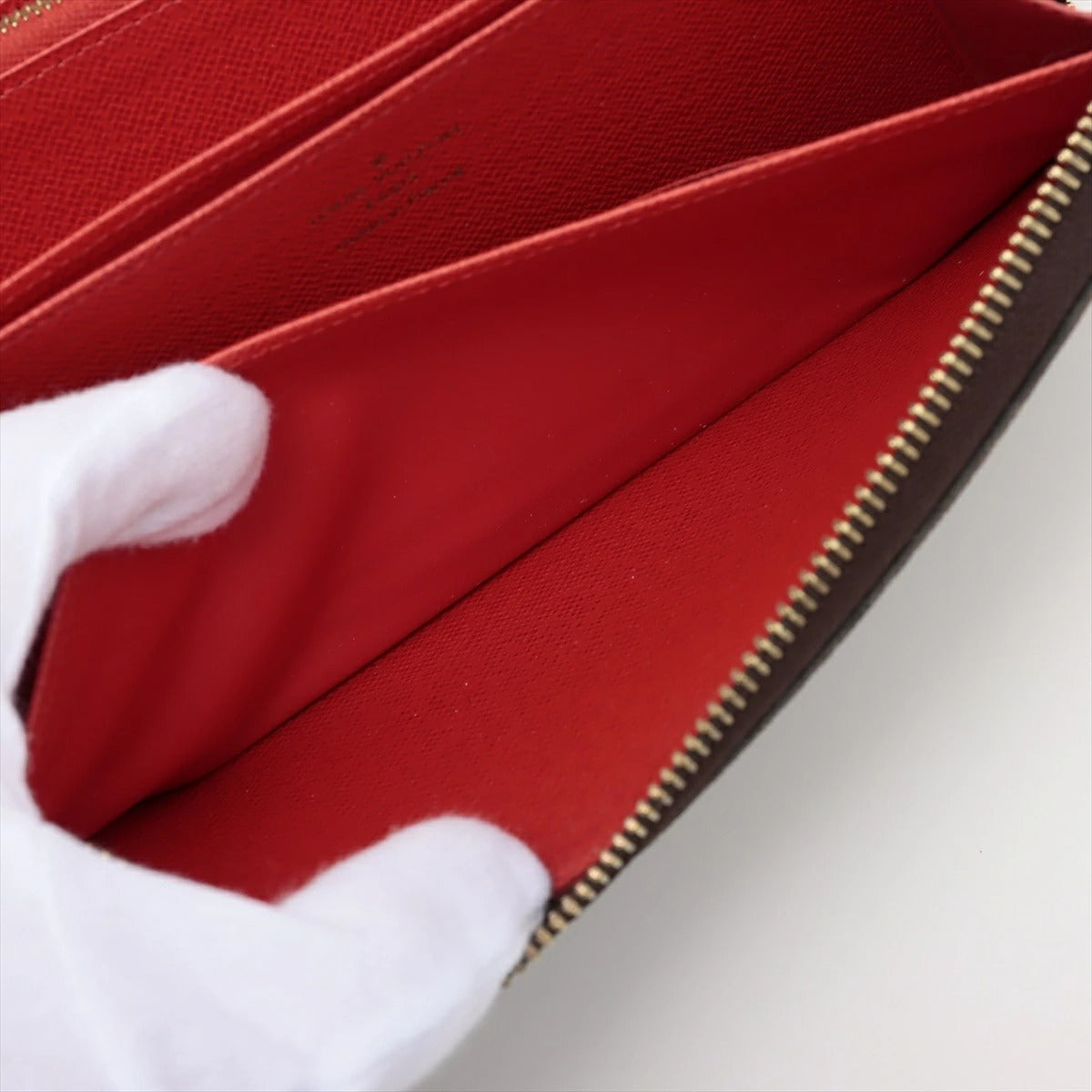 Louis Vuitton Monogram Zippy Wallet M41896 Round Zip Long Wallet Coquelicot