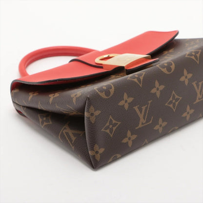 Louis Vuitton Monogram Locky BB M44322 Shoulder Bag Coquelicot