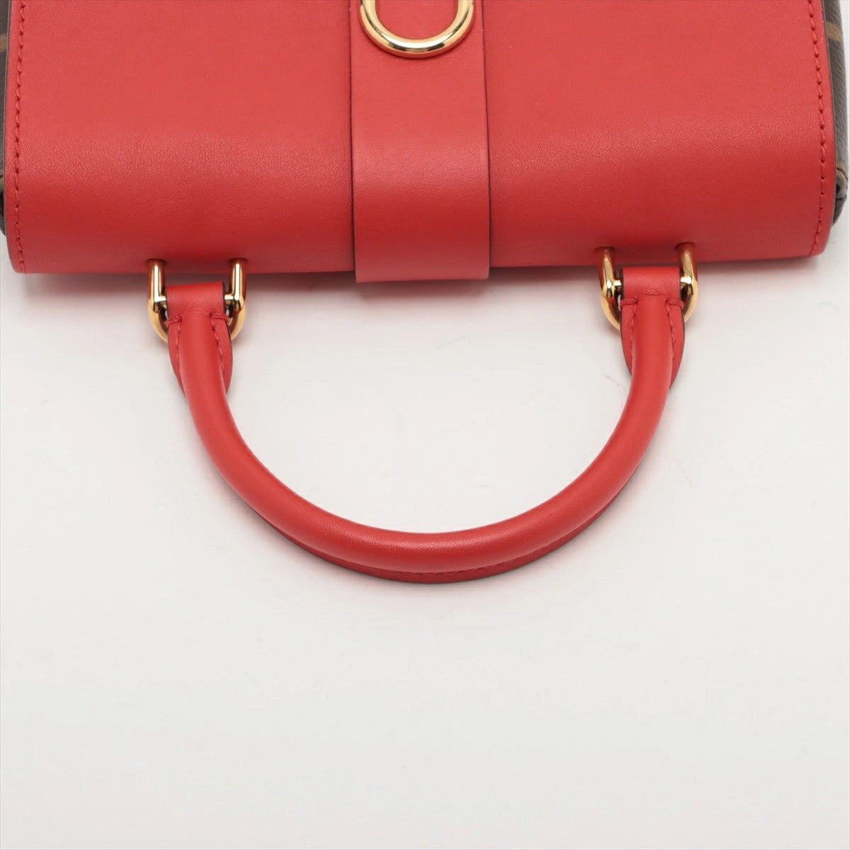 Louis Vuitton Monogram Locky BB M44322 Shoulder Bag Coquelicot