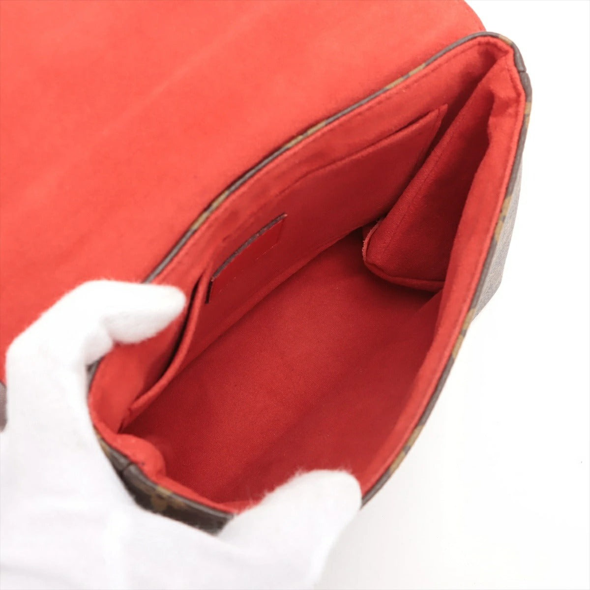 Louis Vuitton Monogram Locky BB M44322 Shoulder Bag Coquelicot