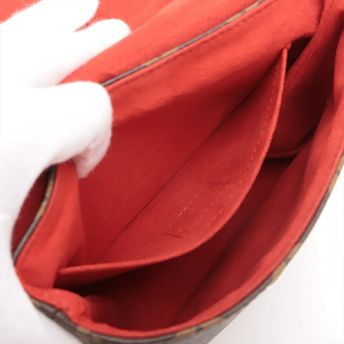 Louis Vuitton Monogram Locky BB M44322 Shoulder Bag Coquelicot