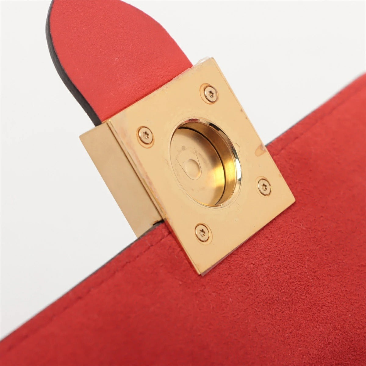 Louis Vuitton Monogram Locky BB M44322 Shoulder Bag Coquelicot