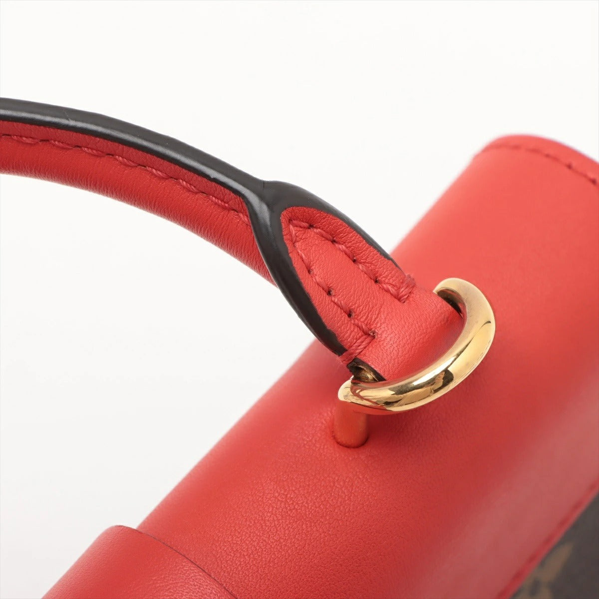 Louis Vuitton Monogram Locky BB M44322 Shoulder Bag Coquelicot