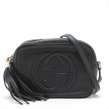 Gucci Soho Shoulder Bag 308364 Crossbody Bag Black