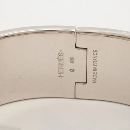 Hermes H Bangle Click Clack Blue/Silver