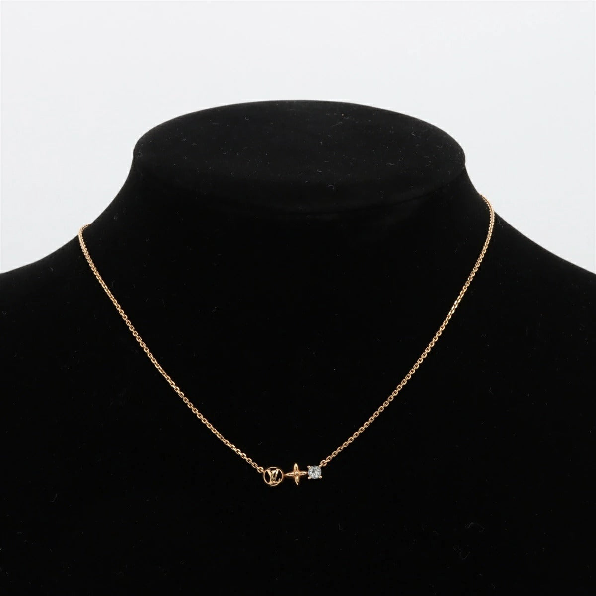 Louis Vuitton Collier Petit Louis Necklace M00368 Logo