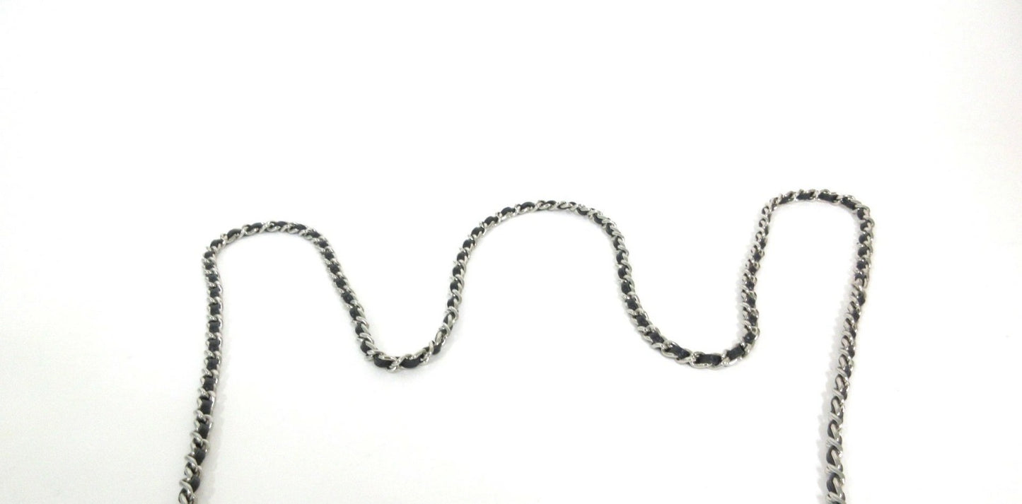 Chanel Matelasse Caviar Leather Chain Wallet WOC Black 27 Series