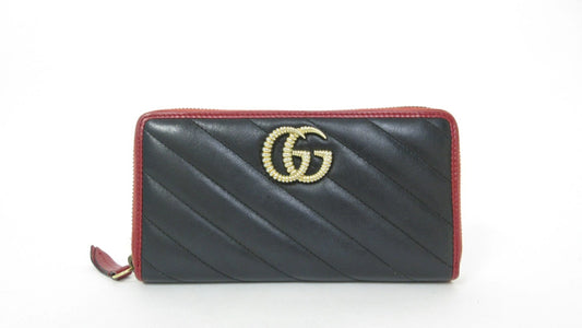 Gucci  Marmont Round Zip Wallet 573810