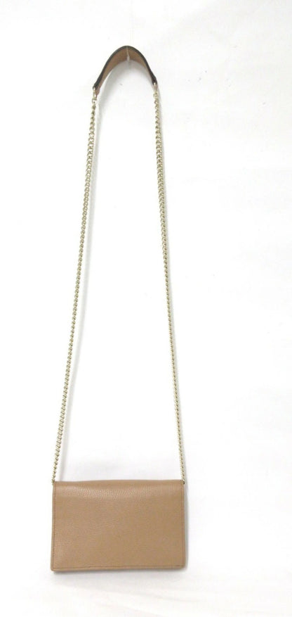 Gucci Leather Chain Wallet 598211