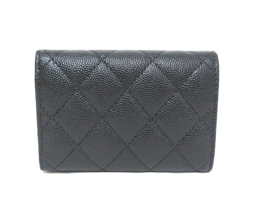 Chanel Matelasse Caviar Skin Compact Wallet, No. 31