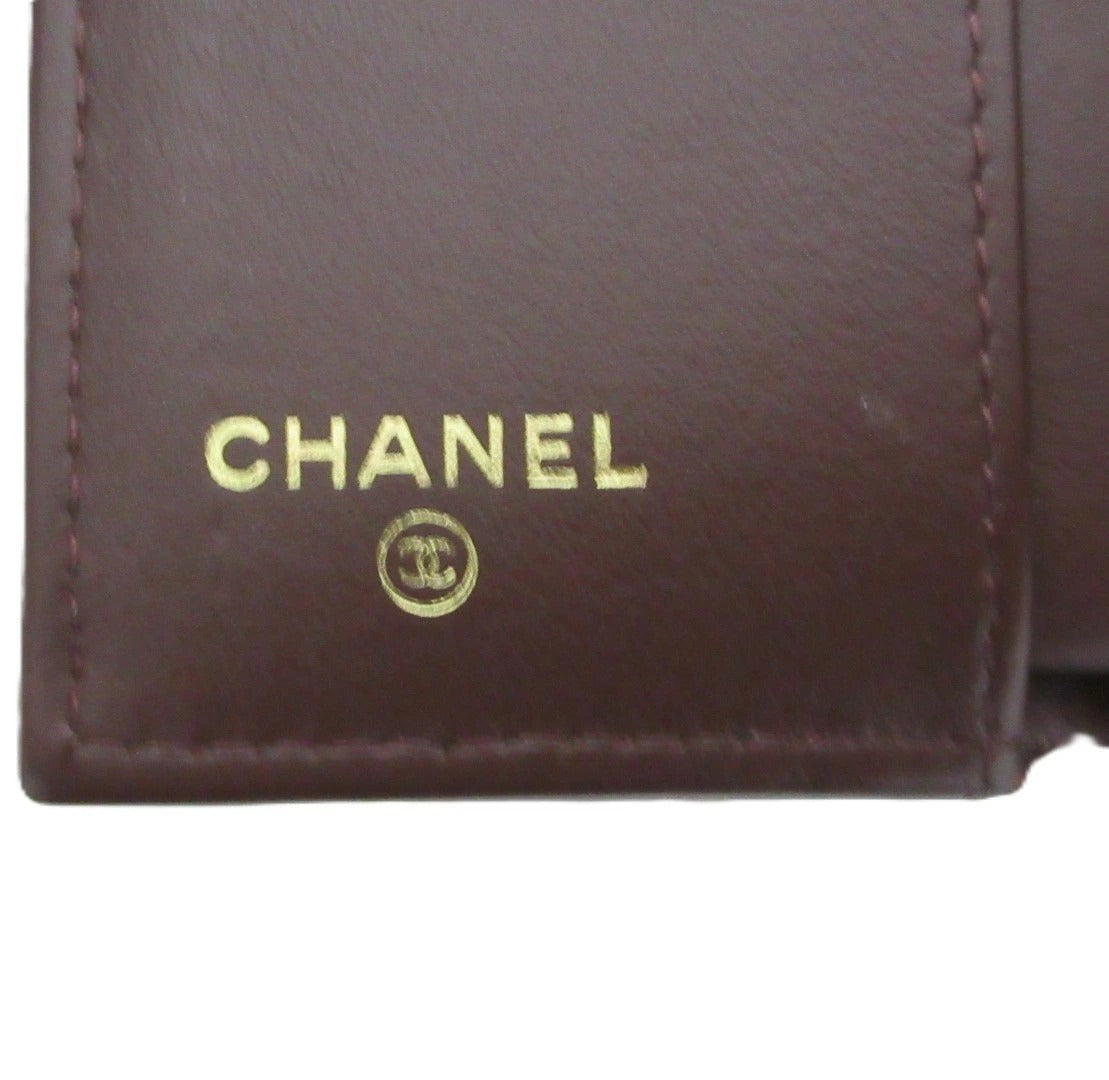 Chanel Matelasse Caviar Skin Compact Wallet, No. 31