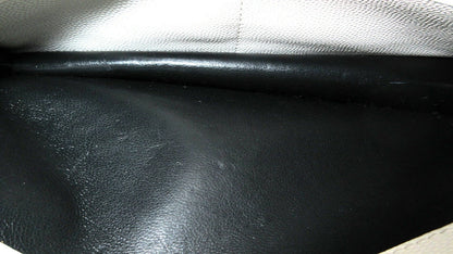 Yves Saint Laurent Paris Cassandra Leather Chain Wallet 393953