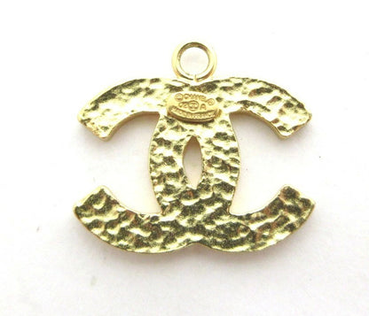 Chanel Coco Mark Heel Logo Earrings, Black/Gold, 02A