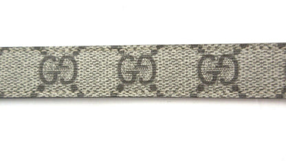 Gucci GG Supreme Double G Marmont Belt, Size 85/34, Brown/Gold, 409417