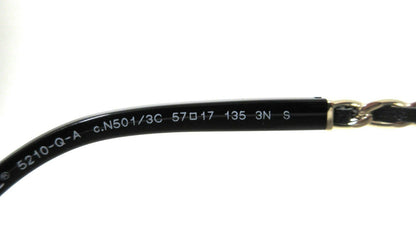 Chanel  Coco Mark Sunglasses 5210-QA N501/3C 57□17 135 3N S Black