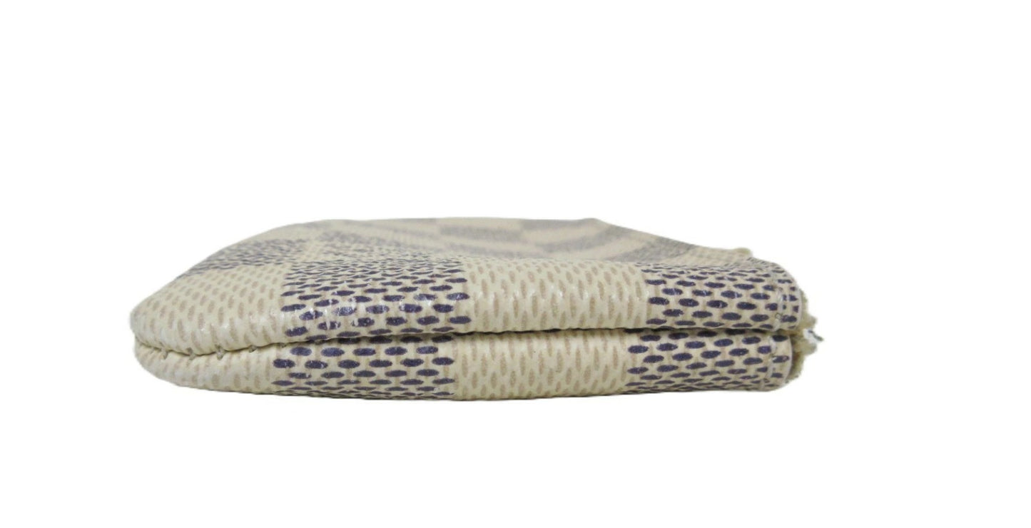 Louis Vuitton Damier Azur Pochette Cle N62659 Coin Case