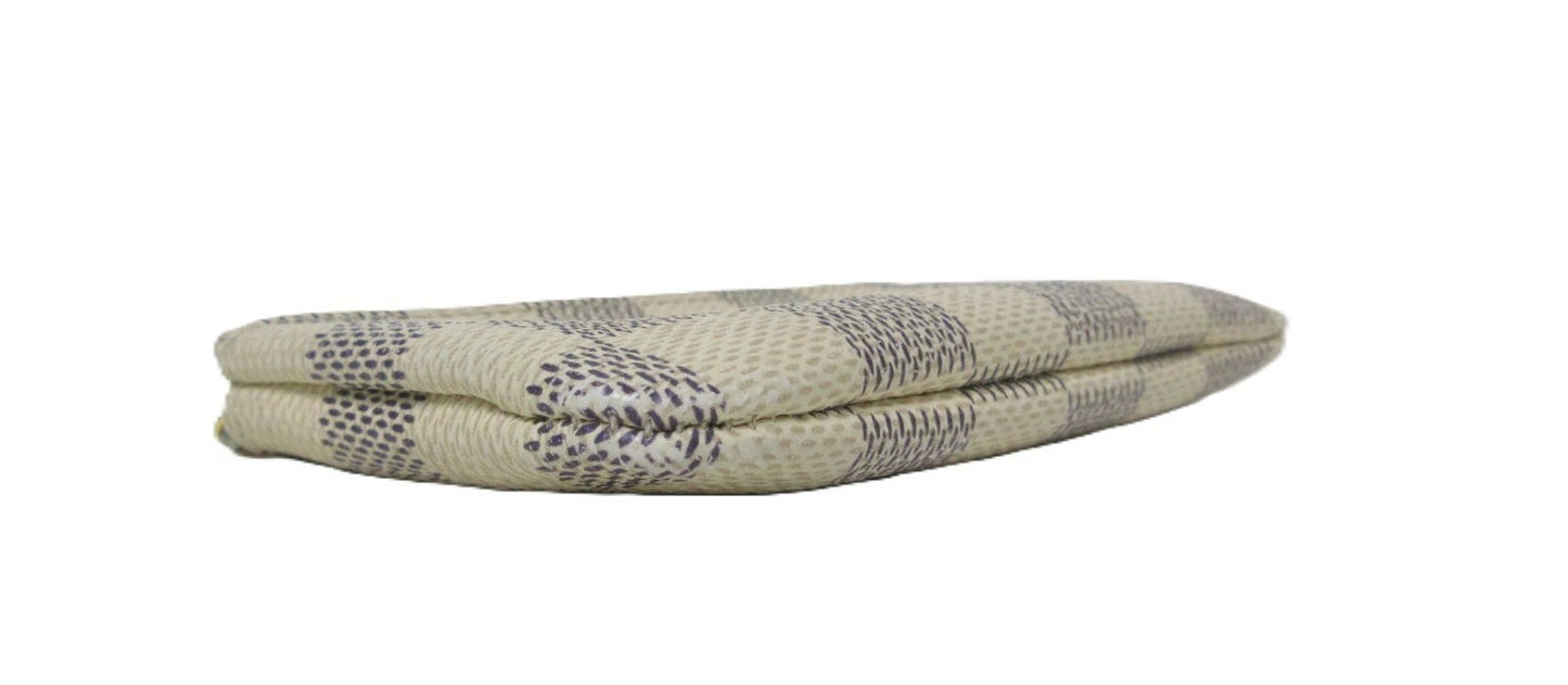 Louis Vuitton Damier Azur Pochette Cle N62659 Coin Case