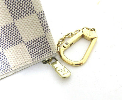 Louis Vuitton Damier Azur Pochette Cle N62659 Coin Case