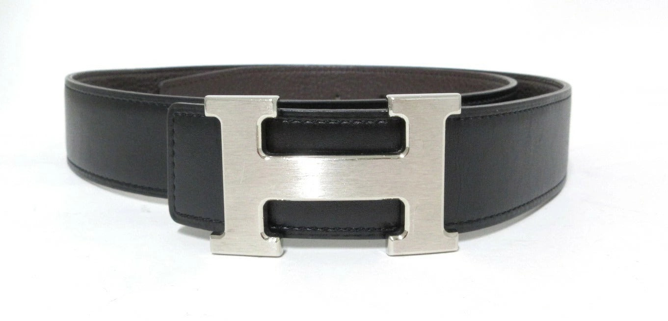 Hèrmes Constance reversible H-belt  size 85