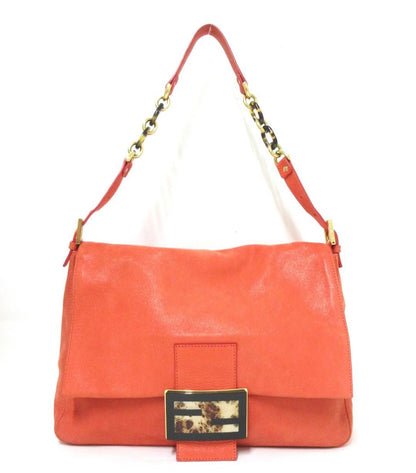 Fendi Big Mamma Leather Chain Shoulder Bag 8BR638