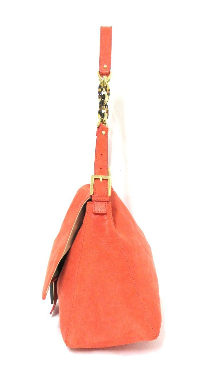 Fendi Big Mamma Leather Chain Shoulder Bag 8BR638