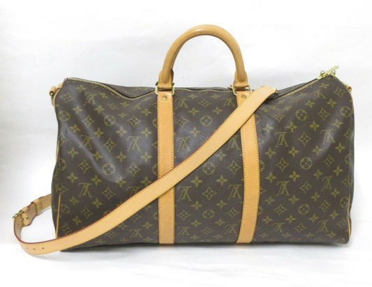 Louis Vuitton Monogram Keepall Bandouliere 50 M41416 Travel Boston Bag