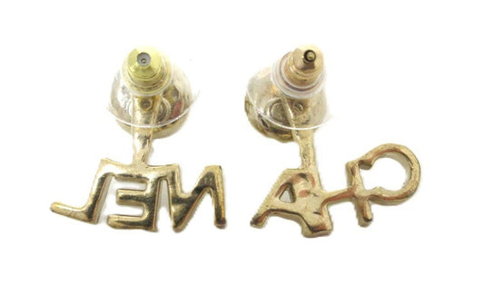 Chanel Coco Mark Logo Earrings