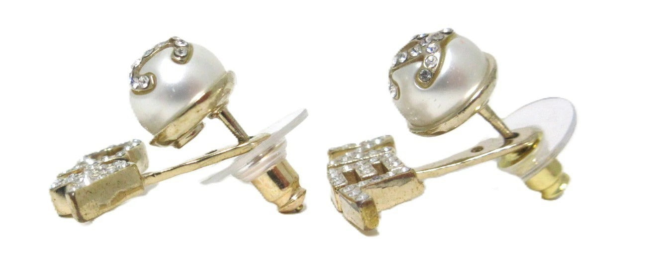 Chanel Coco Mark Logo Earrings