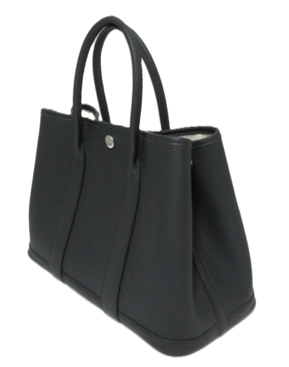 Hèrmes Garden Party TPM Negonda Black Tote Bag with K (2025)