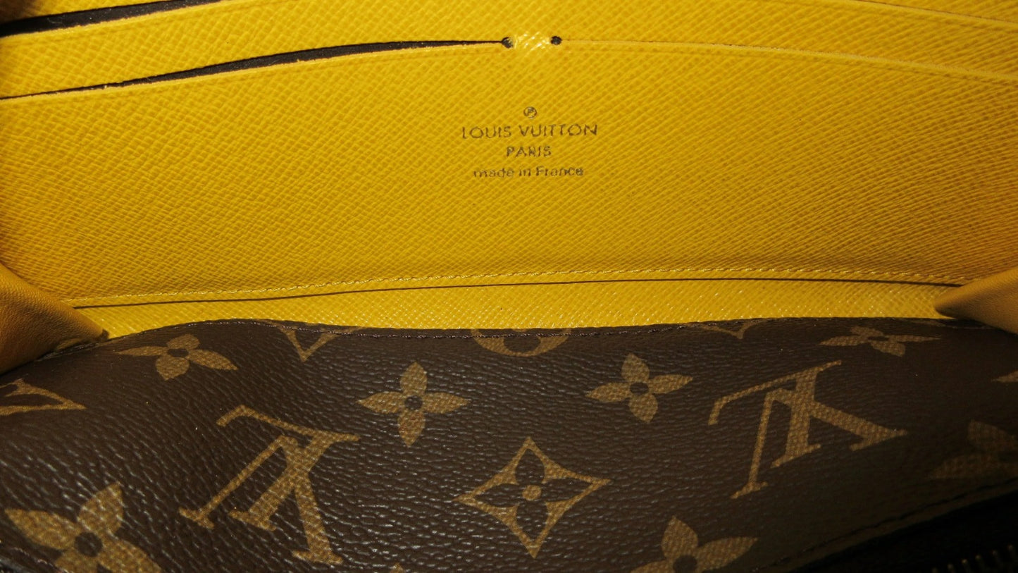 Louis Vuitton Monogram Portefeuille Clemence M60744 Mimosa