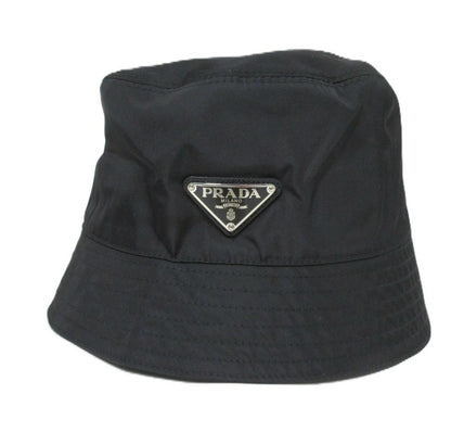 Prada Triangle Logo Hat IHC137 Black Hat