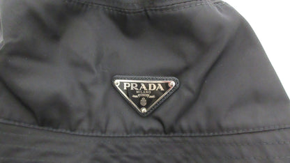 Prada Triangle Logo Hat IHC137 Black Hat