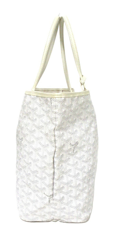Goyard Saint Louis PM Tote Bag, White, with Pouch