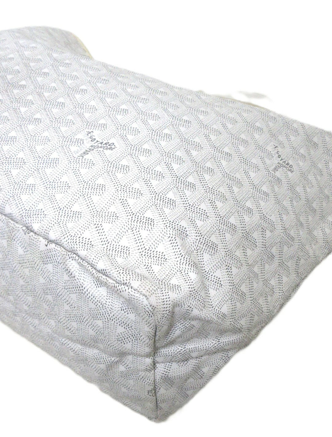 Goyard Saint Louis PM Tote Bag, White, with Pouch