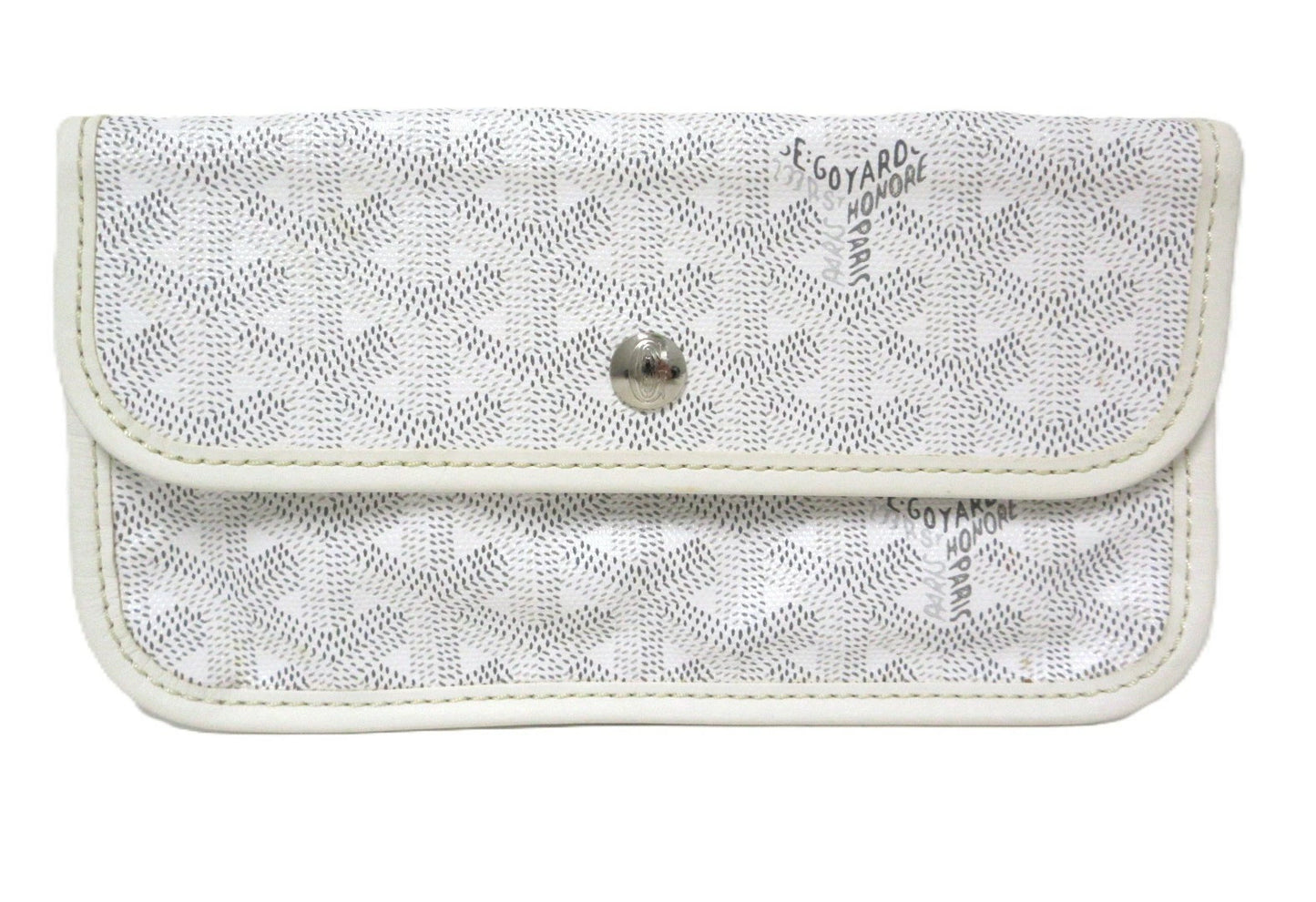 Goyard Saint Louis PM Tote Bag, White, with Pouch