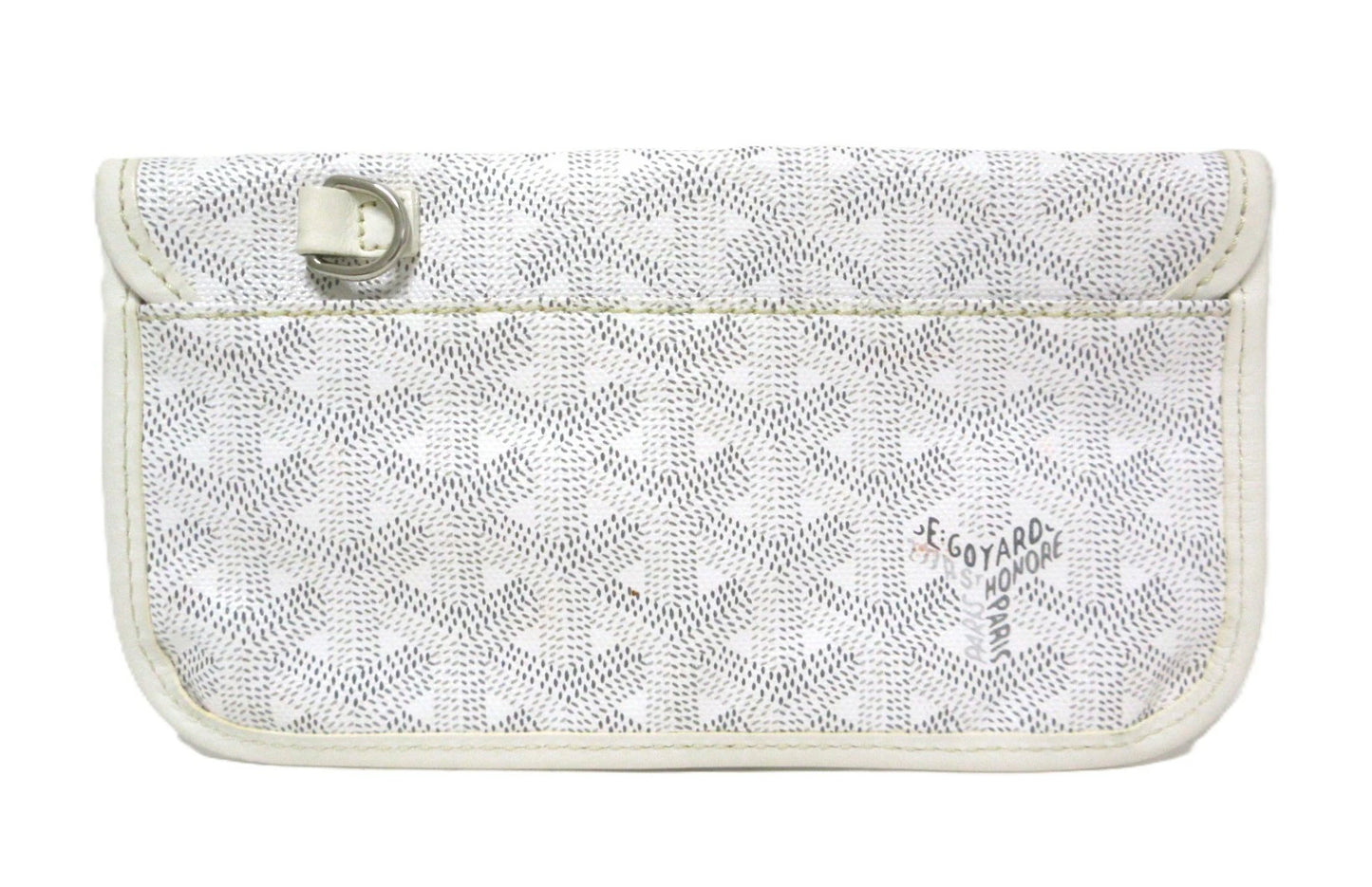 Goyard Saint Louis PM Tote Bag, White, with Pouch