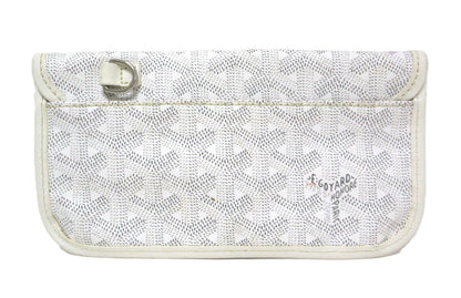 Goyard Saint Louis PM Tote Bag, White, with Pouch