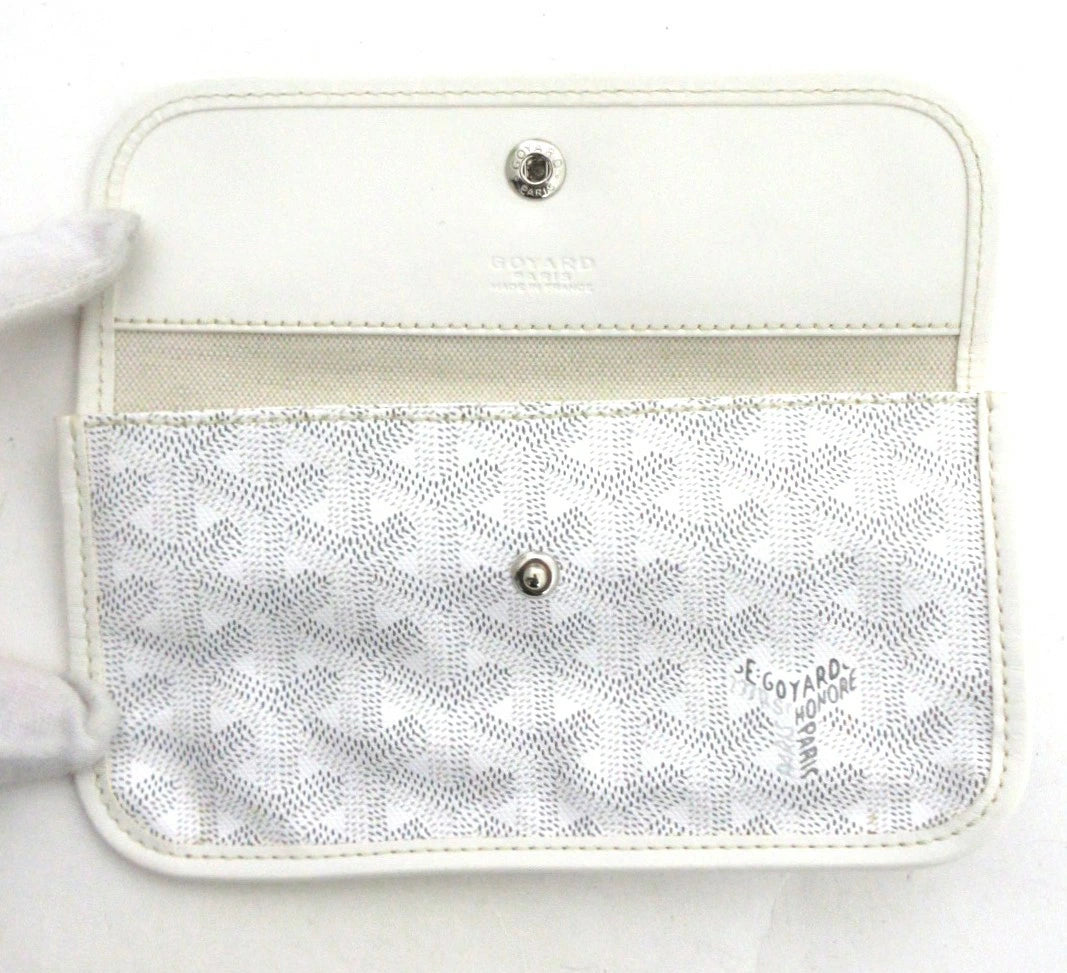 Goyard Saint Louis PM Tote Bag, White, with Pouch
