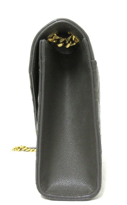 Yves Saint Laurent Paris Envelope Leather Chain Shoulder Bag 600185
