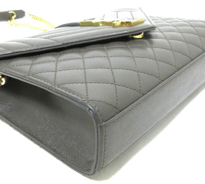 Yves Saint Laurent Paris Envelope Leather Chain Shoulder Bag 600185