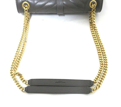 Yves Saint Laurent Paris Envelope Leather Chain Shoulder Bag 600185