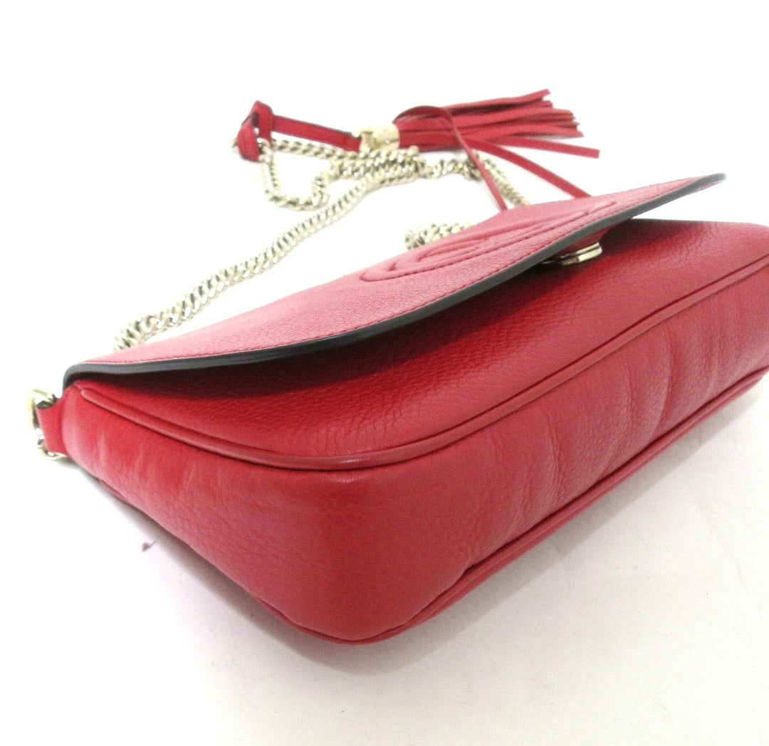 Gucci Soho Leather Chain Shoulder Bag 336752