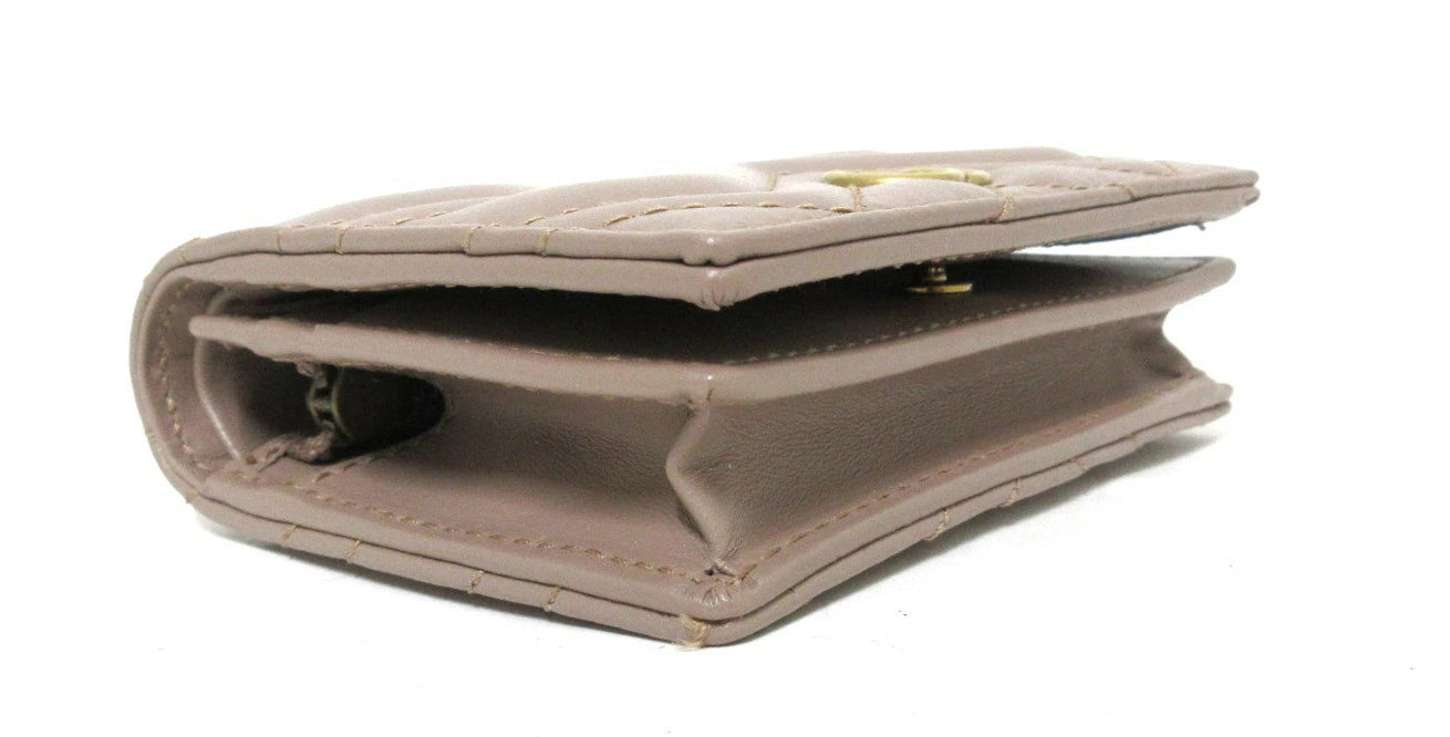 Gucci Double G Leather Compact Wallet 466492 Bi-fold Compact