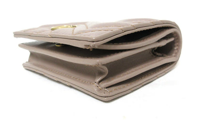 Gucci Double G Leather Compact Wallet 466492 Bi-fold Compact