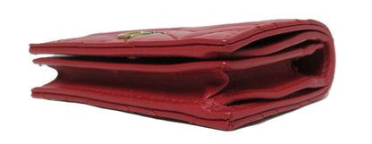 Gucci Double G Leather Compact Wallet 466492 Bi-fold Compact