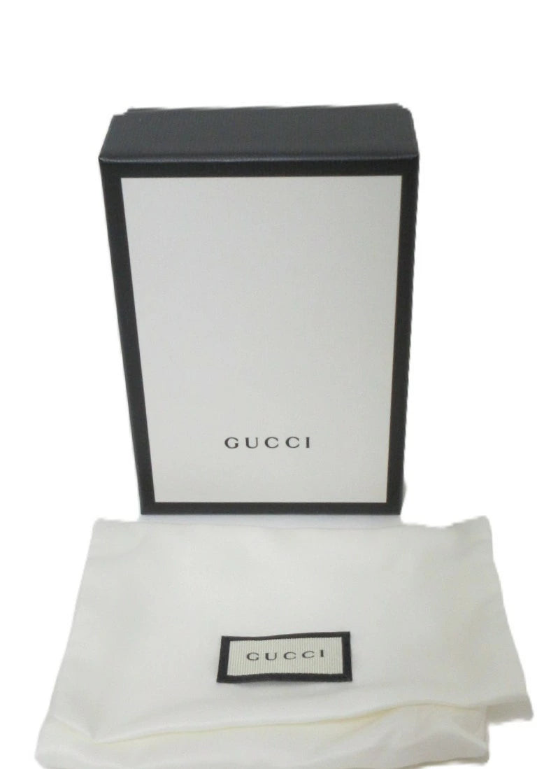 Gucci Double G Leather Compact Wallet 466492 Bi-fold Compact